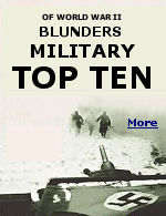 Listed here are the worst strategic and tactical failures conducted between 1937 and 1945, ranked by time, resources, morale, and lives wasted. Probably none of them changed the war�s final outcome, but all significantly altered its course and duration.
